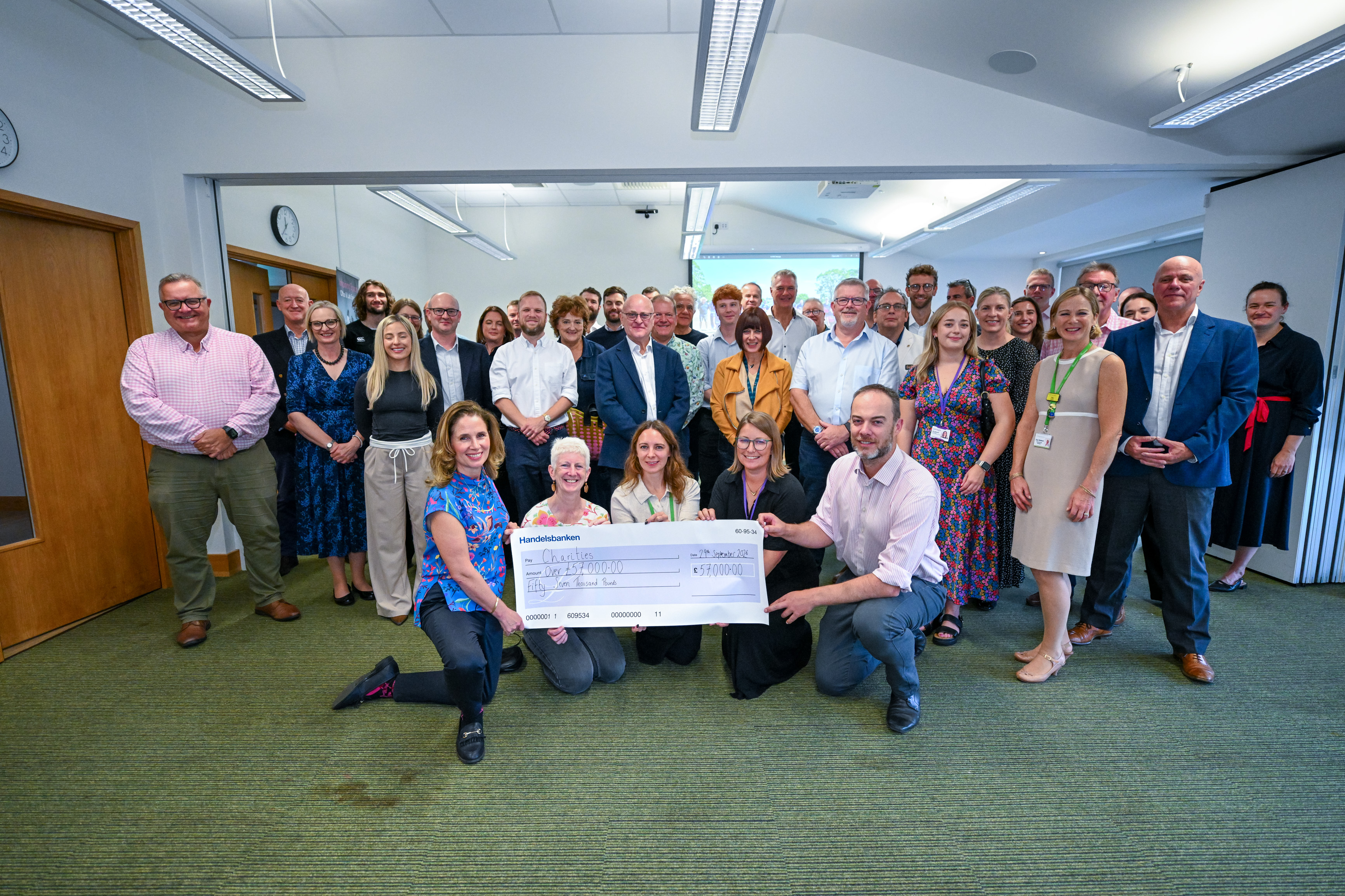 CI Charity cricket match cheque pres 001